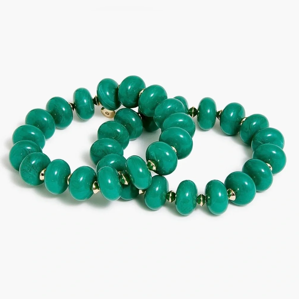 J. Crew Chunky Bead Stretch Bracelet Set